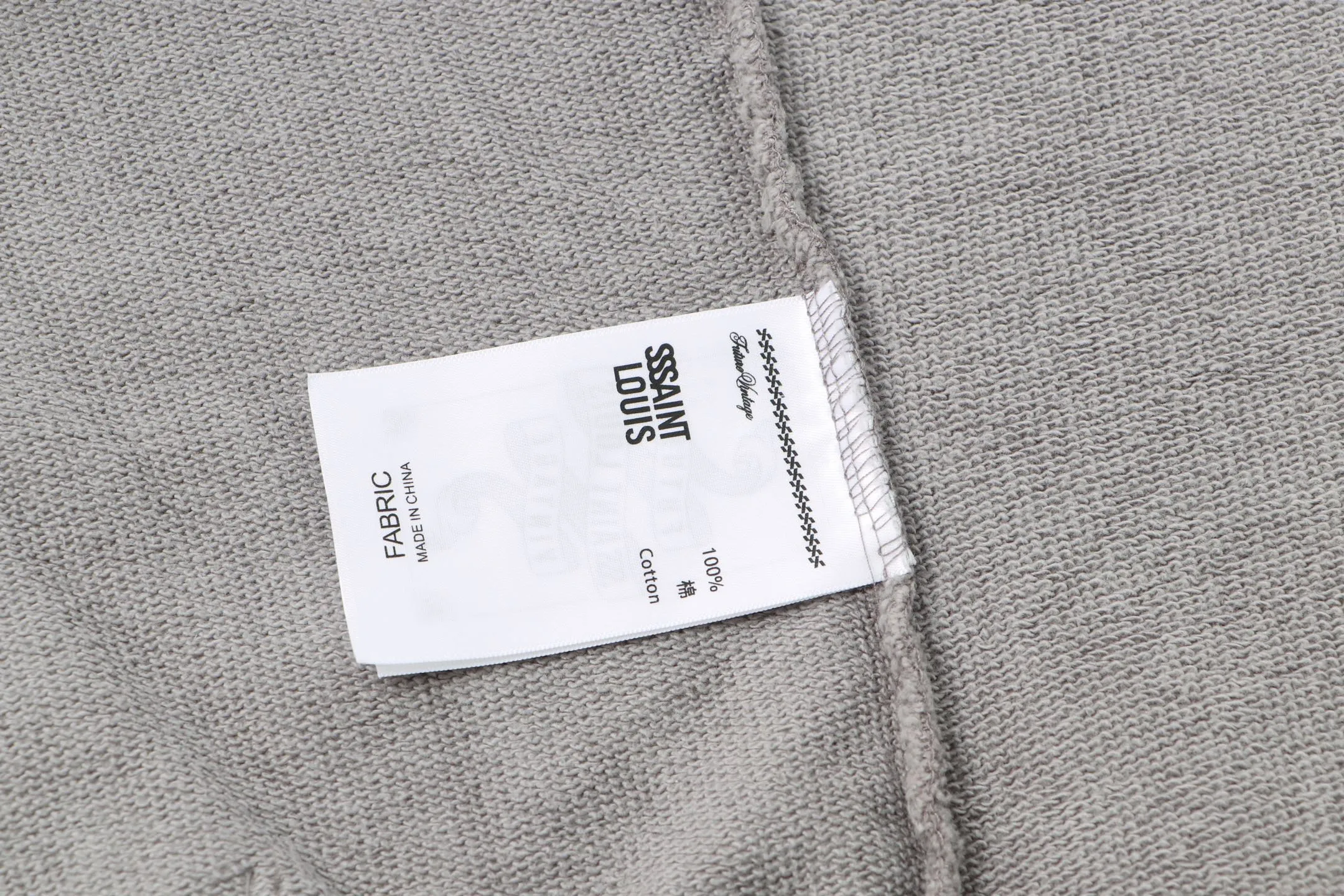 Style No. S111 P320💰 (450g version) SSSAINT LOUIS splash-ink logo long-sleeved zipper hoodie sweatshirt is made of 450g dense cotton fabric, with a loose fit. Same style for men and women.   Size S-XL